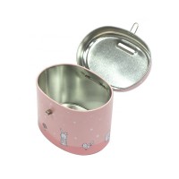 Wholesale custom design souvenir saving money coin tin can