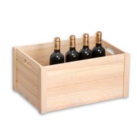 Cheap industrial large custom rustic wooden crates fruit box natrual