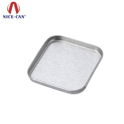 Cosmetic square eye shadow tin pan