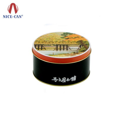 Custom Cheap Small Round Metal Makeup Tin Box for Cosmetic Packing