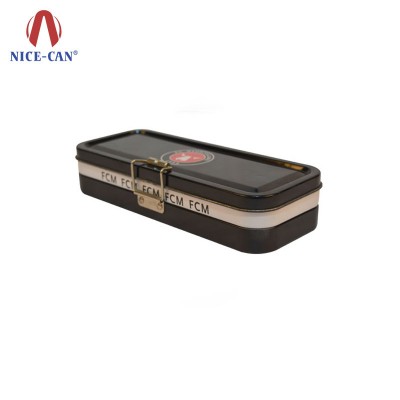 The Three-tier Structure Pencil Case Tin With Locker